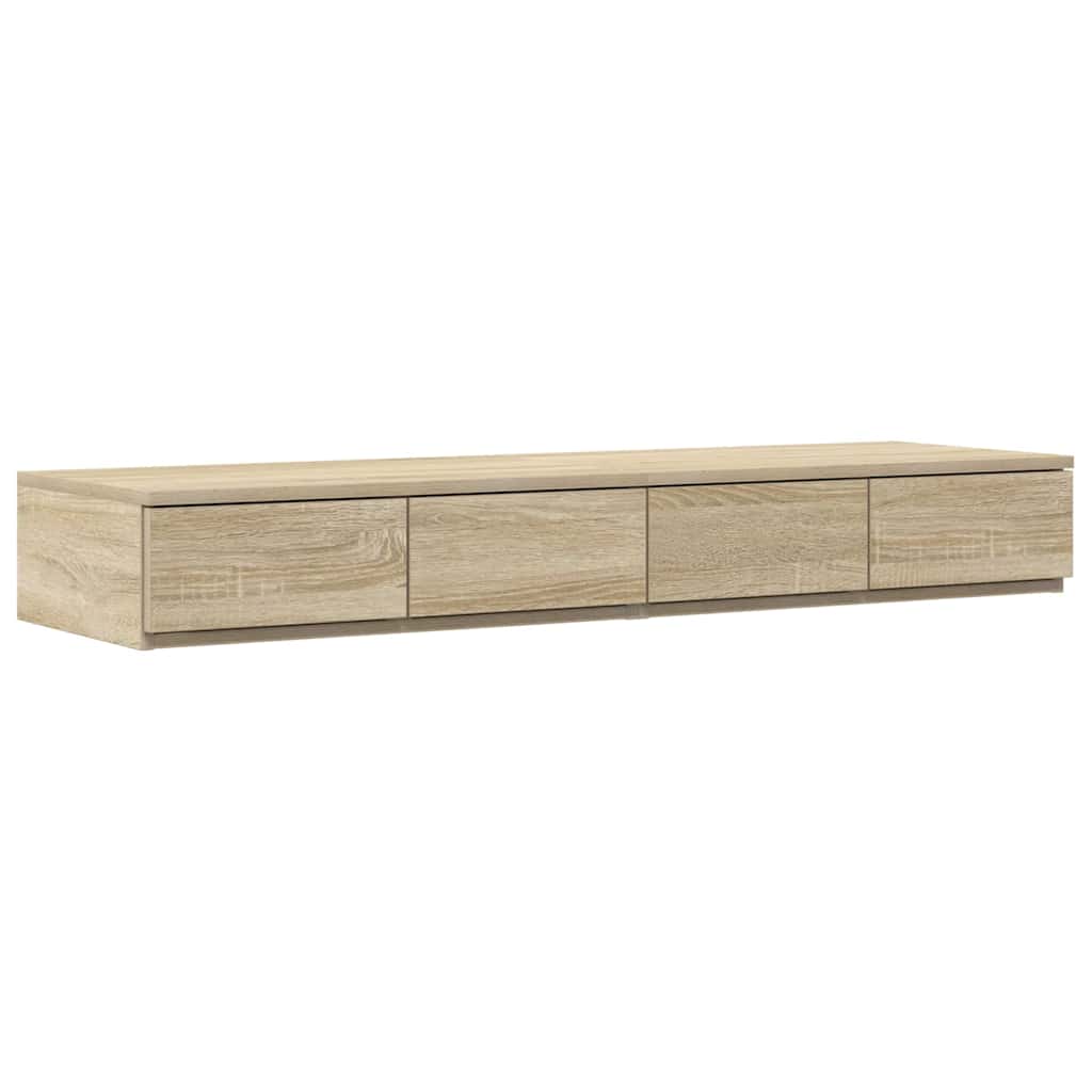 Zásuvky Pod Postel Sonoma Dub 120 X 36,5 X 16,5 Cm