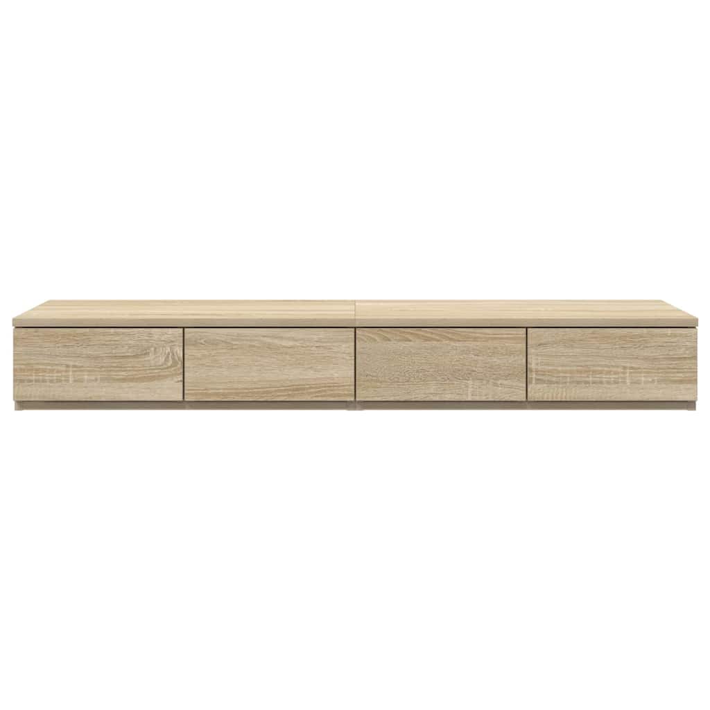 Zásuvky Pod Postel Sonoma Dub 120 X 36,5 X 16,5 Cm