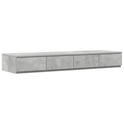Zásuvky Pod Postel Betonově Šedá 120 X 36,5 X 16,5 Cm