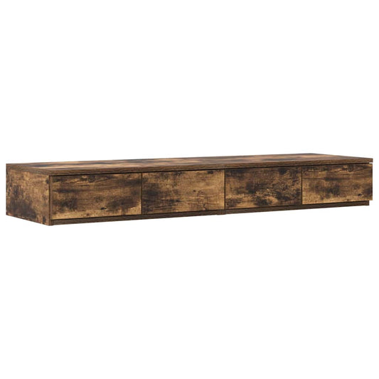 Zásuvky Pod Postel Kouřový Dub 120 X 36,5 X 16,5 Cm