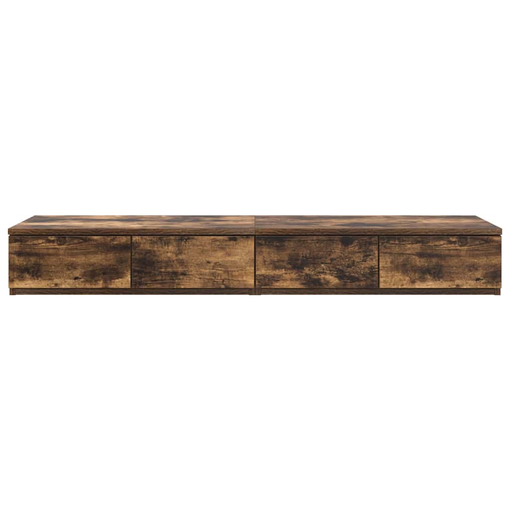 Zásuvky Pod Postel Kouřový Dub 120 X 36,5 X 16,5 Cm