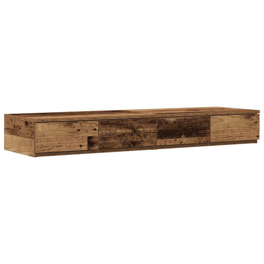 Zásuvky Pod Postel Staré Dřevo 120 X 36,5 X 16,5 Cm