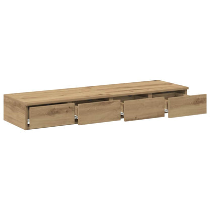 Zásuvky Pod Postel Artisanový Dub 120 X 36,5 X 16,5 Cm