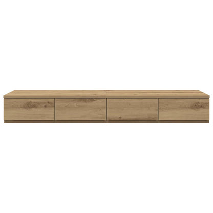 Zásuvky Pod Postel Artisanový Dub 120 X 36,5 X 16,5 Cm