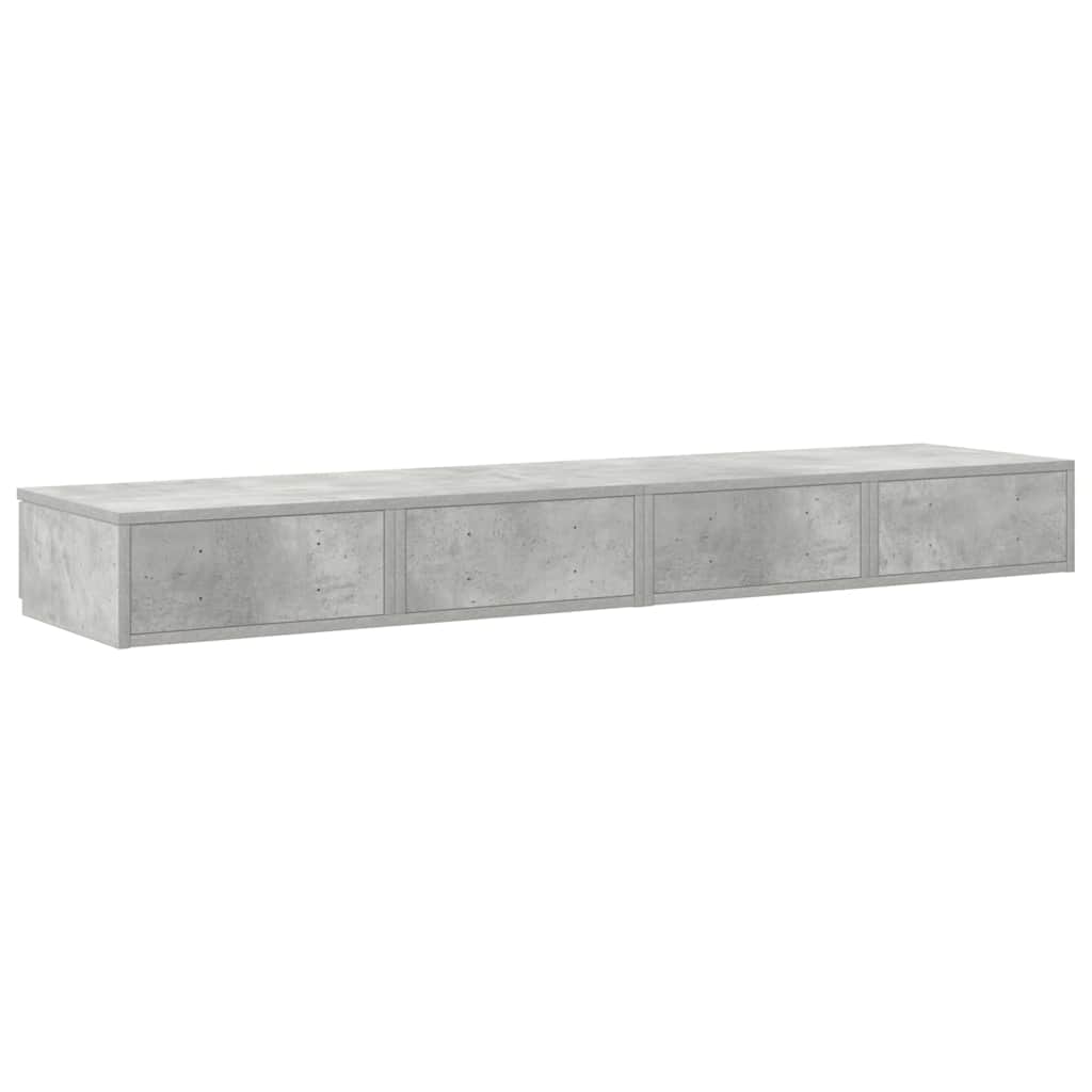 Zásuvky Pod Postel Betonově Šedá 140 X 36,5 X 16,5 Cm