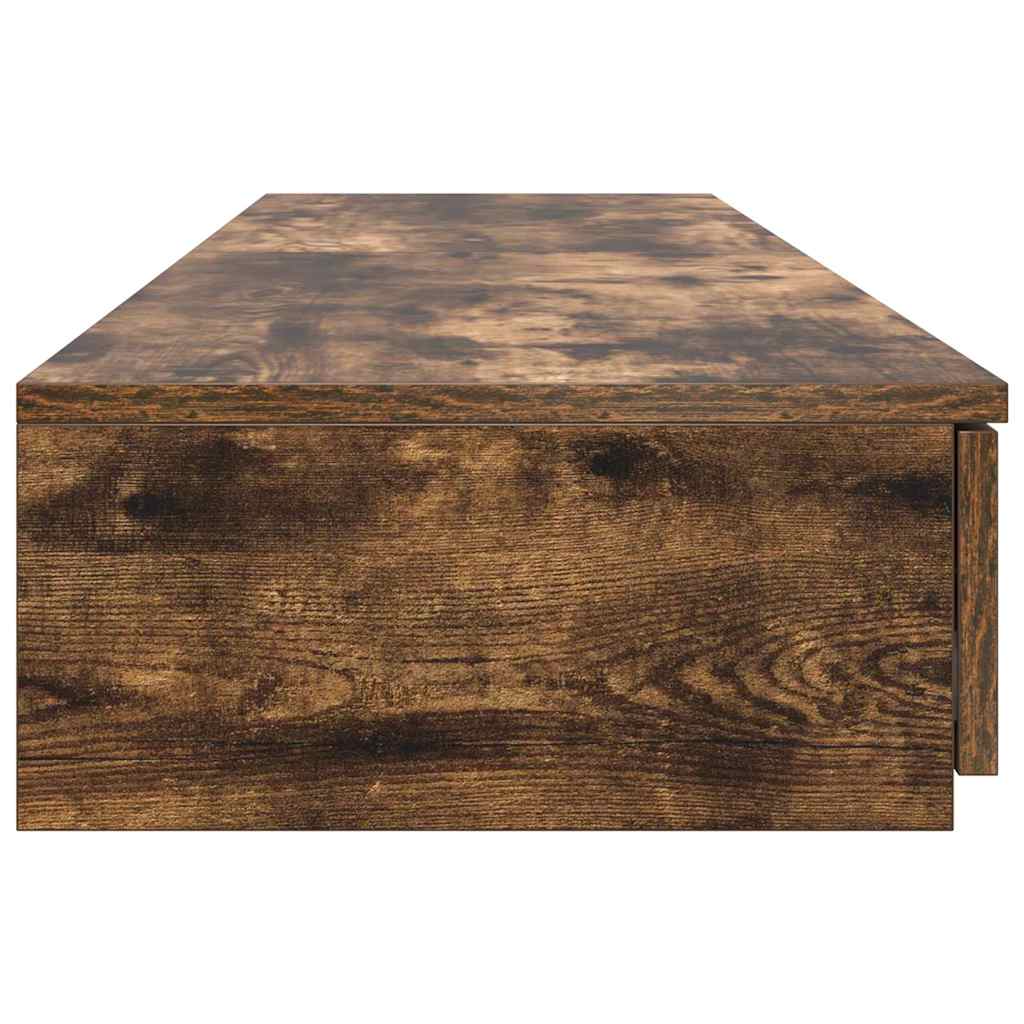Zásuvky Pod Postel Se Zásuvkou Kouřový Dub 140 X 36,5 X 16,5 Cm