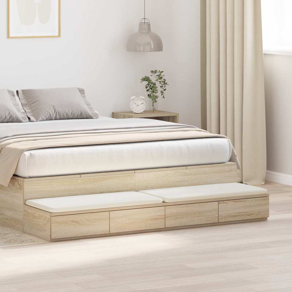 Zásuvky Pod Postel Sonoma Dub 150 X 36,5 X 16,5 Cm