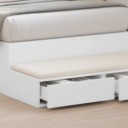 Zásuvky Pod Postel Bílá 75 X 36,5 X 16,5 Cm Kompozitní Dřevo