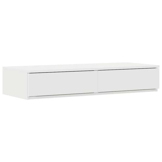 Zásuvky Pod Postel Bílá 75 X 36,5 X 16,5 Cm Kompozitní Dřevo