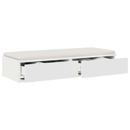 Zásuvky Pod Postel Bílá 75 X 36,5 X 16,5 Cm Kompozitní Dřevo