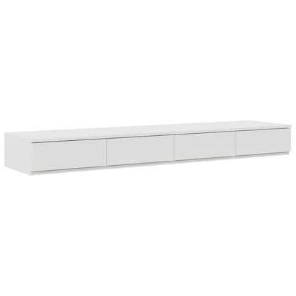 Zásuvky Pod Postel Bílá 160 X 36,5 X 16,5 Cm Kompozitní Dřevo