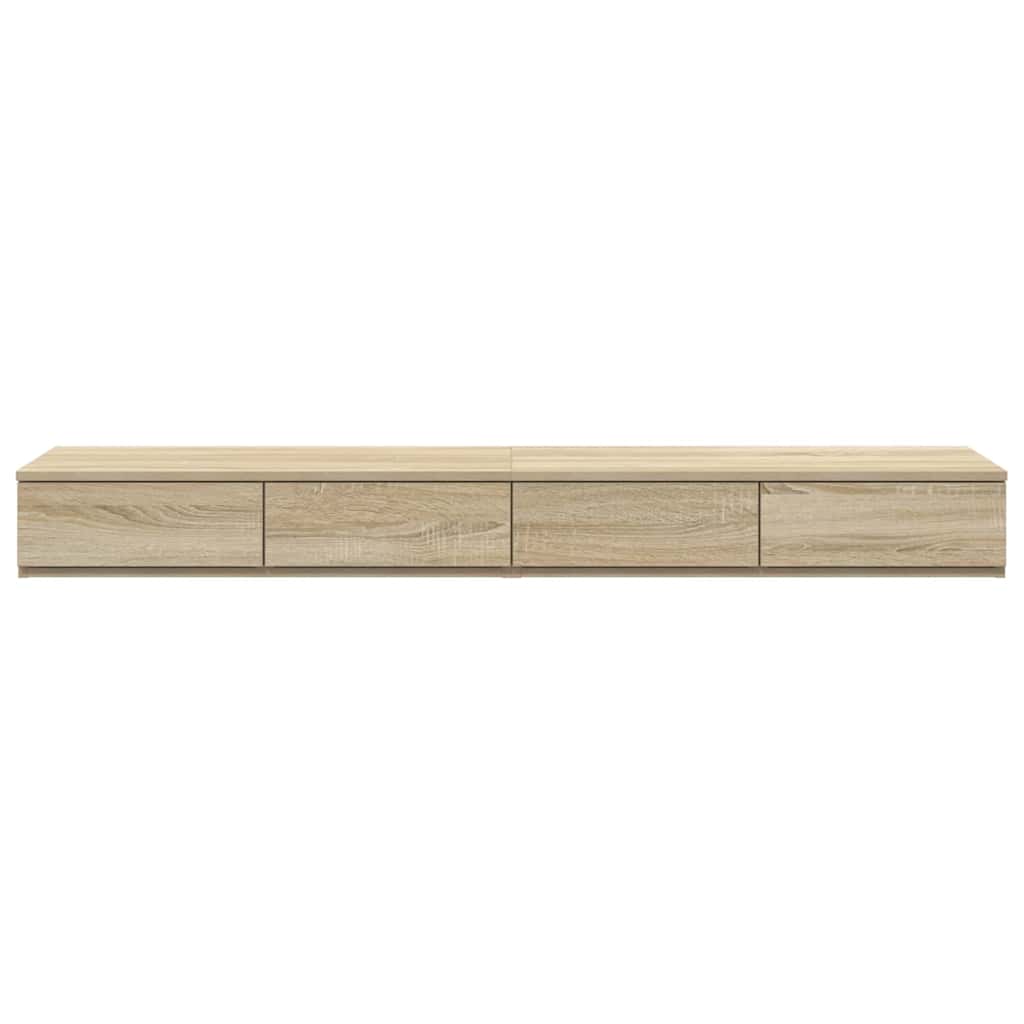 Zásuvky Pod Postel Sonoma Dub 160 X 36,5 X 16,5 Cm