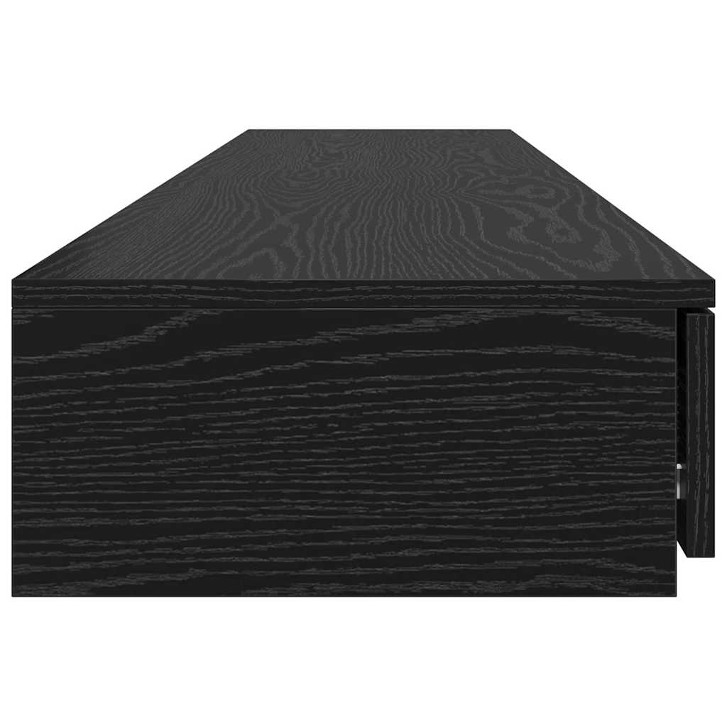 Zásuvky Pod Postel Se Zásuvkou Černý Dub 180 X 36,5 X 16,5 Cm