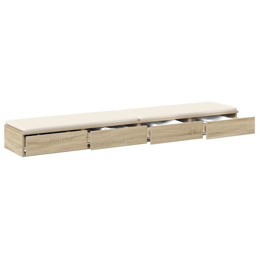 Zásuvky Pod Postel Sonoma Dub 180 X 36,5 X 16,5 Cm