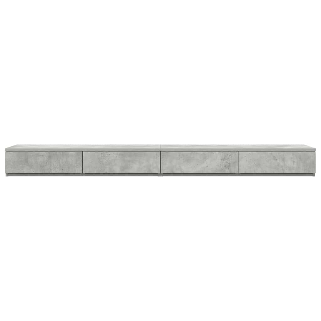 Zásuvky Pod Postel Betonově Šedá 180 X 36,5 X 16,5 Cm