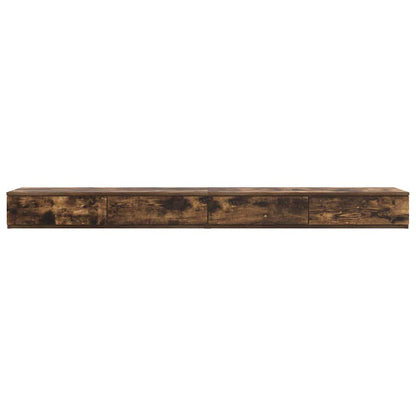 Zásuvky Pod Postel Se Zásuvkou Kouřový Dub 180 X 36,5 X 16,5 Cm