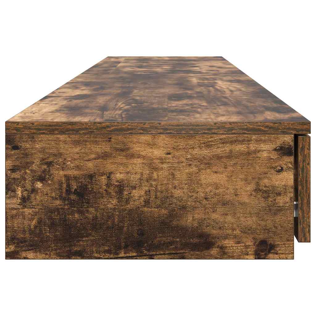 Zásuvky Pod Postel Se Zásuvkou Kouřový Dub 180 X 36,5 X 16,5 Cm
