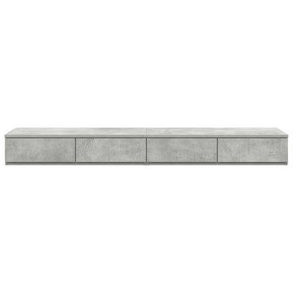 Zásuvky Pod Postel Betonově Šedá 135 X 36,5 X 16,5 Cm