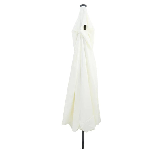 Zahradní Slunečník 395 X 395 X 245 Cm Polyester Kulatý