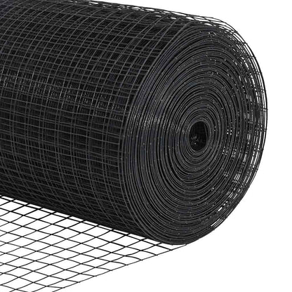 Svařovaná Drátěná Plotovina S Tyčkami 10 X 0,5 M Šedá Síťovina