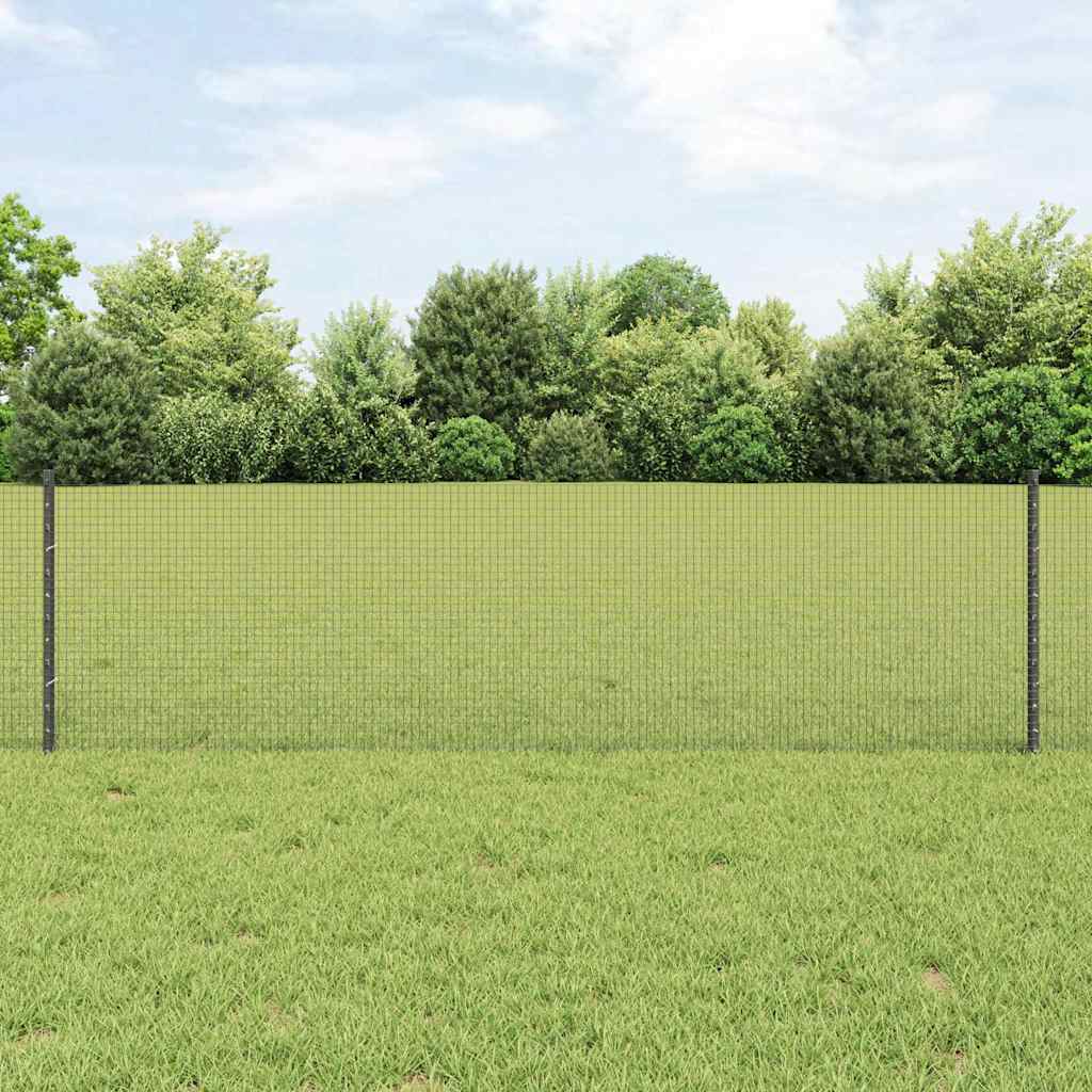 Svařovaná Drátěná Plotovina S Tyčkami 10 X 0,6 M Síťovina