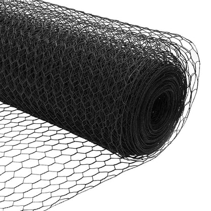 Hexagonální Plot S Podpěrou 10 X 0,6 M Ocel Potažená Pvc Šedá