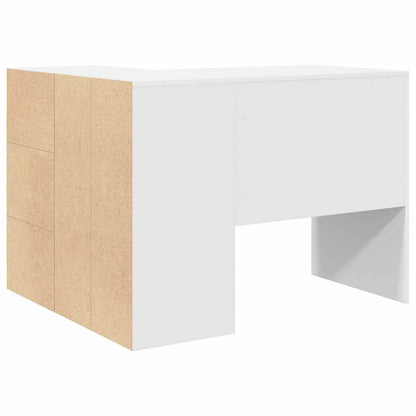 Rohový Psací Stůl Se Zásuvkou S Policí 102 X 88 X 75 Cm