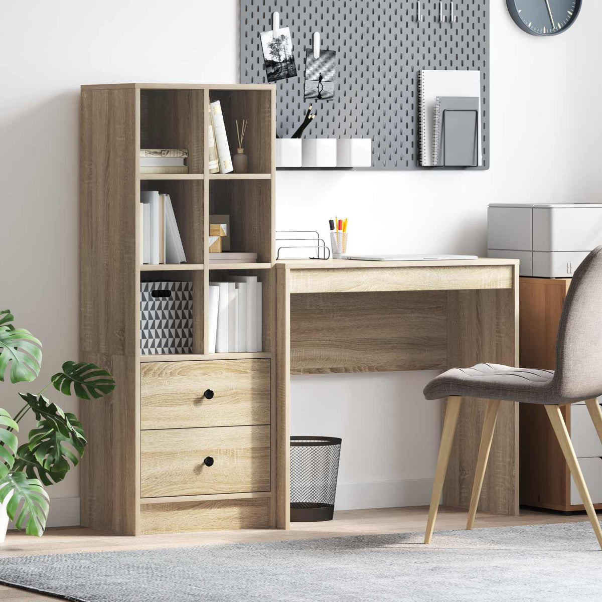 Stůl Sonoma Dub 125,5 X 40 X 127 Cm 2 Ks