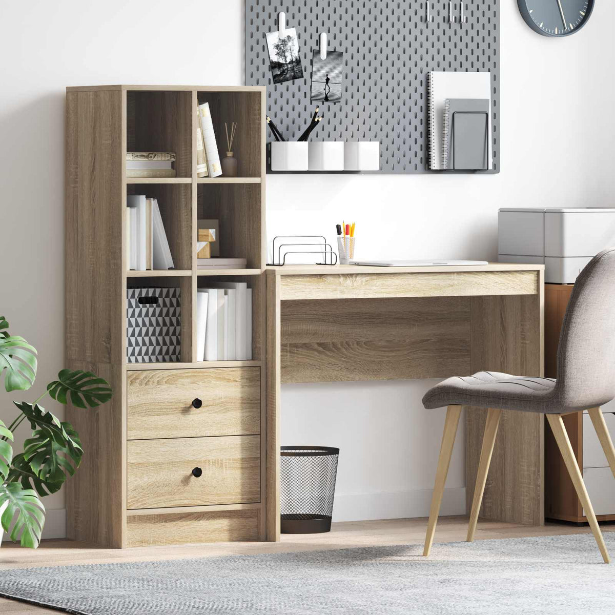 Stůl Sonoma Dub 125,5 X 40 X 127 Cm 2 Ks