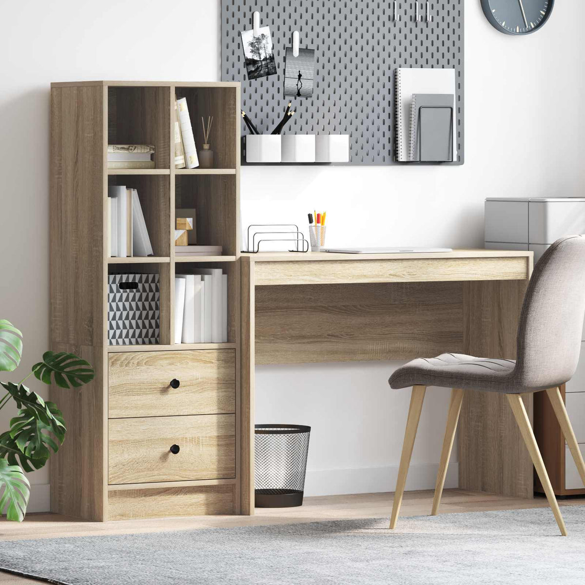 Stůl Sonoma Dub 125,5 X 40 X 127 Cm 2 Ks
