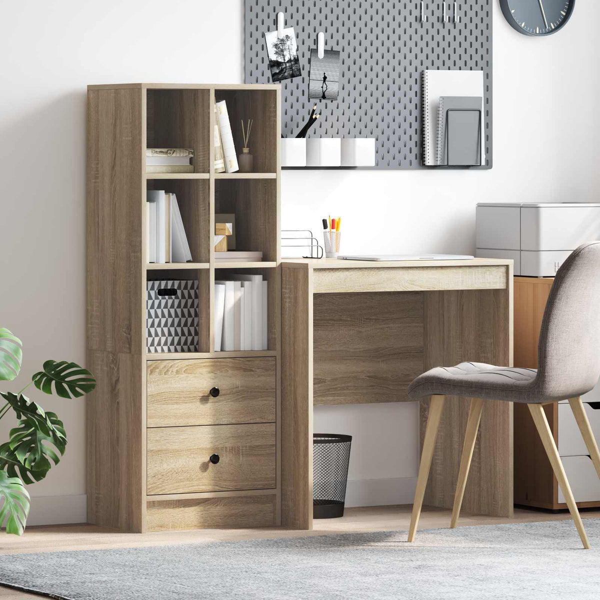 Stůl Sonoma Dub 125,5 X 40 X 127 Cm 2 Ks