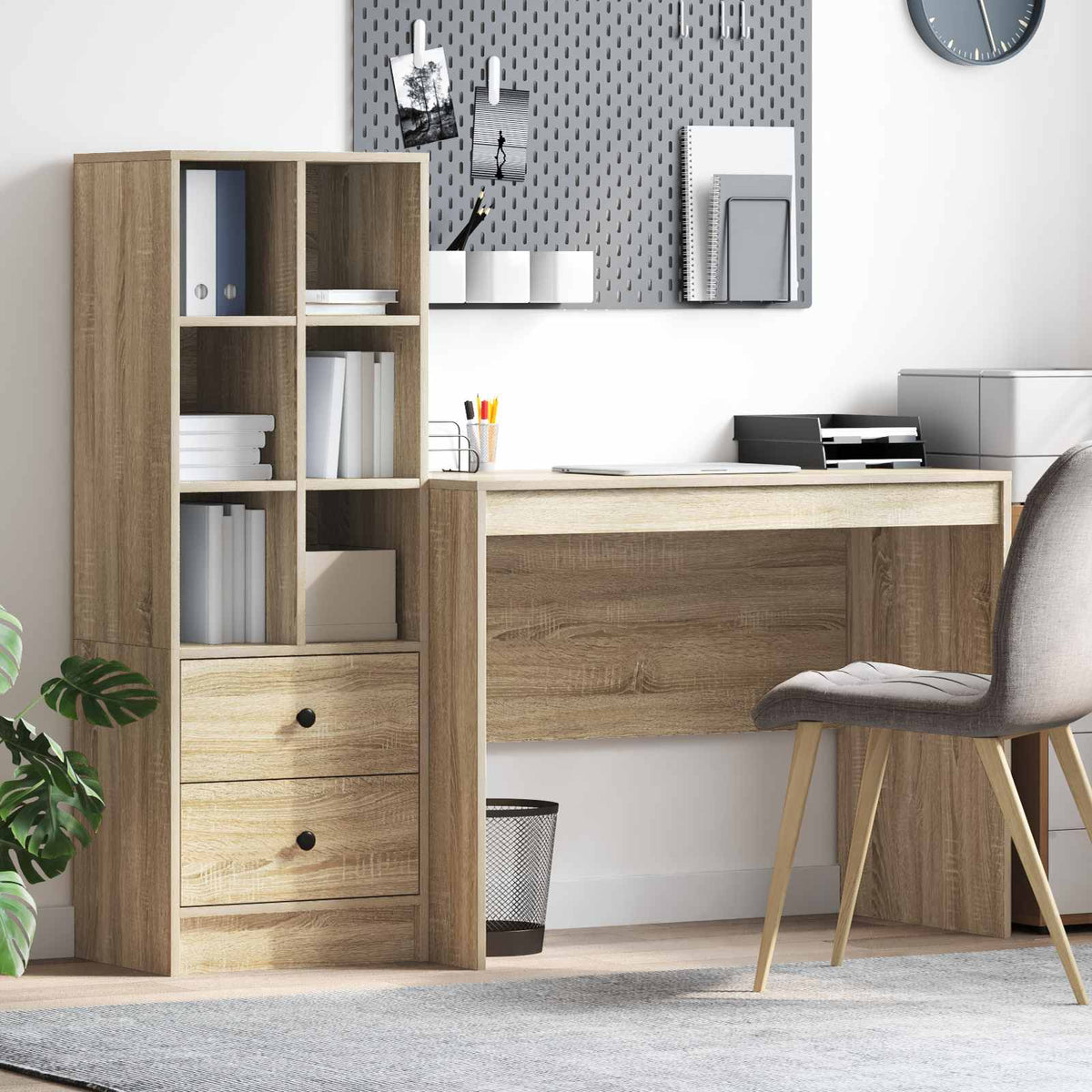 Stůl Sonoma Dub 125,5 X 40 X 127 Cm 2 Ks