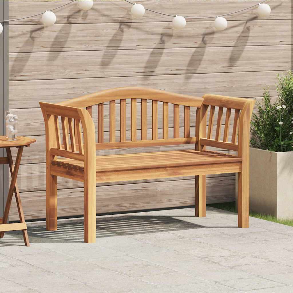 Lavice Hnědá 120 X 53,5 X 85 Cm Masivní Teakové Dřevo