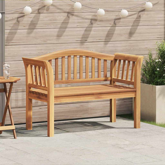 Lavice Hnědá 120 X 53,5 X 85 Cm Masivní Teakové Dřevo