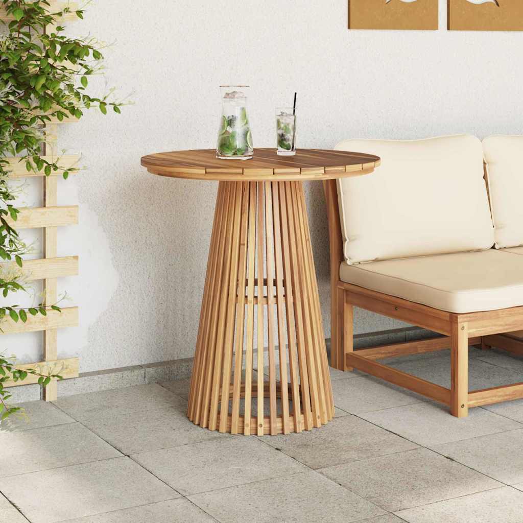 Boční Stůl Hnědá 70 X 70 X 75 Cm Pevné Teakové Dřevo