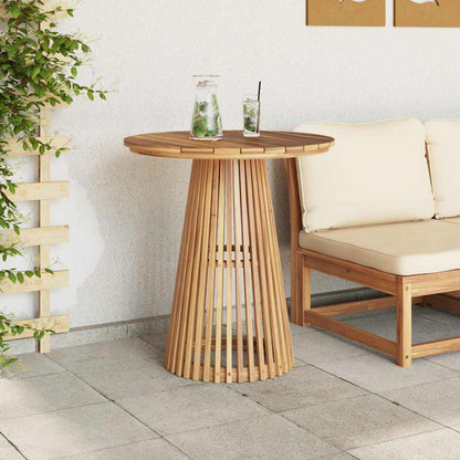 Boční Stůl Hnědá 70 X 70 X 75 Cm Pevné Teakové Dřevo