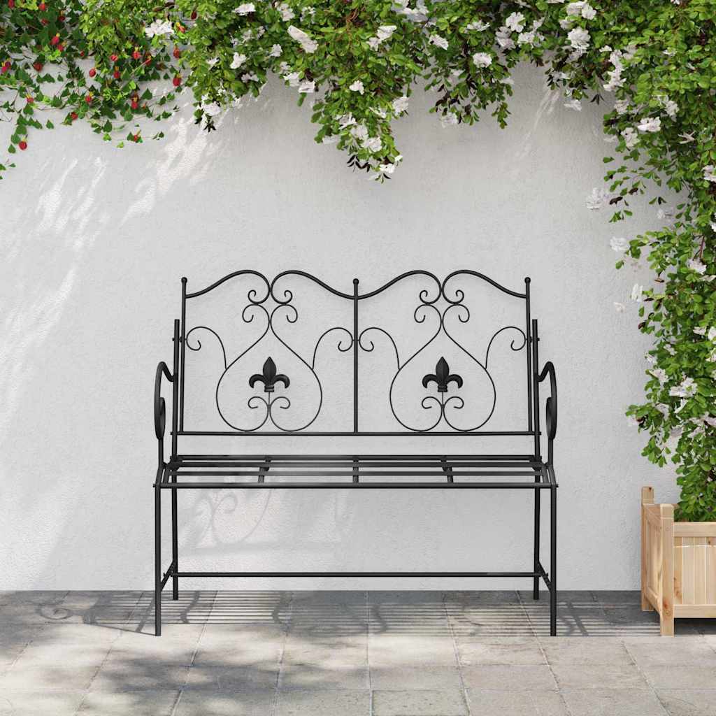 Zahradní Lavice 2 -Seater 104 X 54 X 93 Cm Ocel