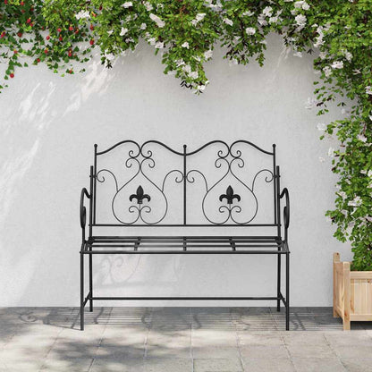 Zahradní Lavice 2 -Seater 104 X 54 X 93 Cm Ocel