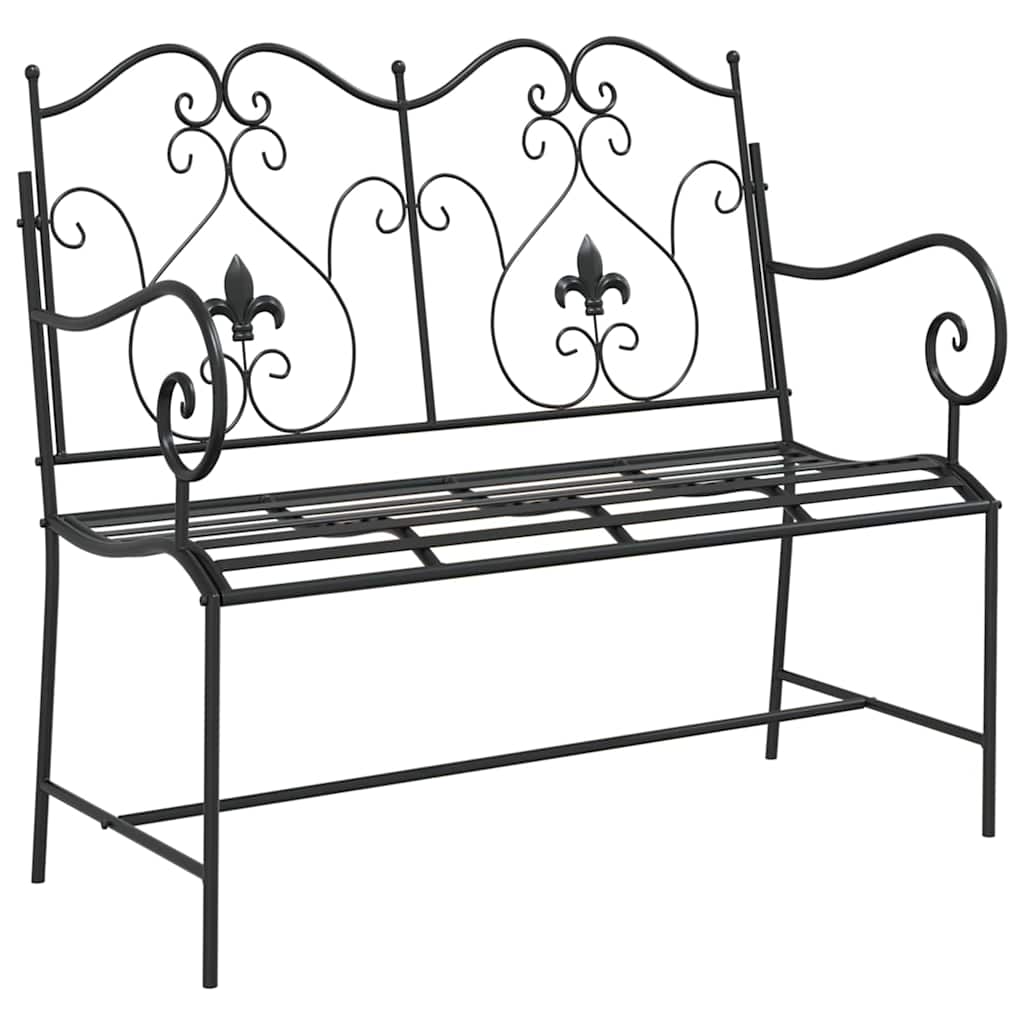 Zahradní Lavice 2 -Seater 104 X 54 X 93 Cm Ocel