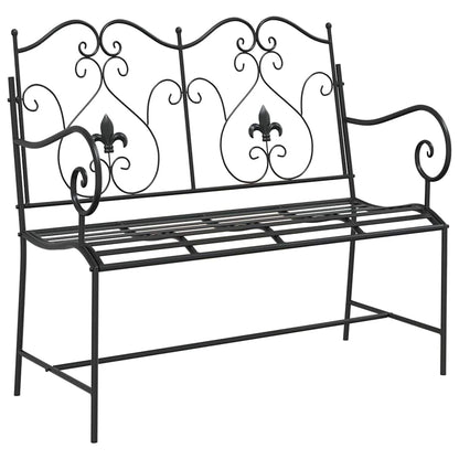 Zahradní Lavice 2 -Seater 104 X 54 X 93 Cm Ocel