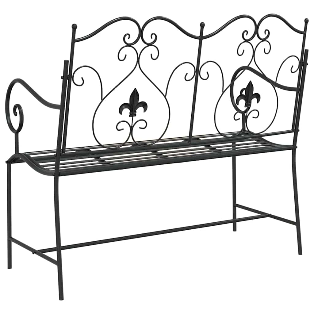 Zahradní Lavice 2 -Seater 104 X 54 X 93 Cm Ocel