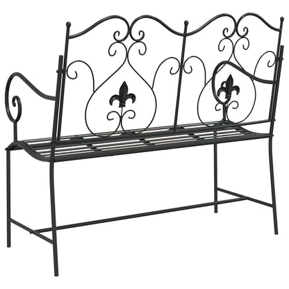 Zahradní Lavice 2 -Seater 104 X 54 X 93 Cm Ocel