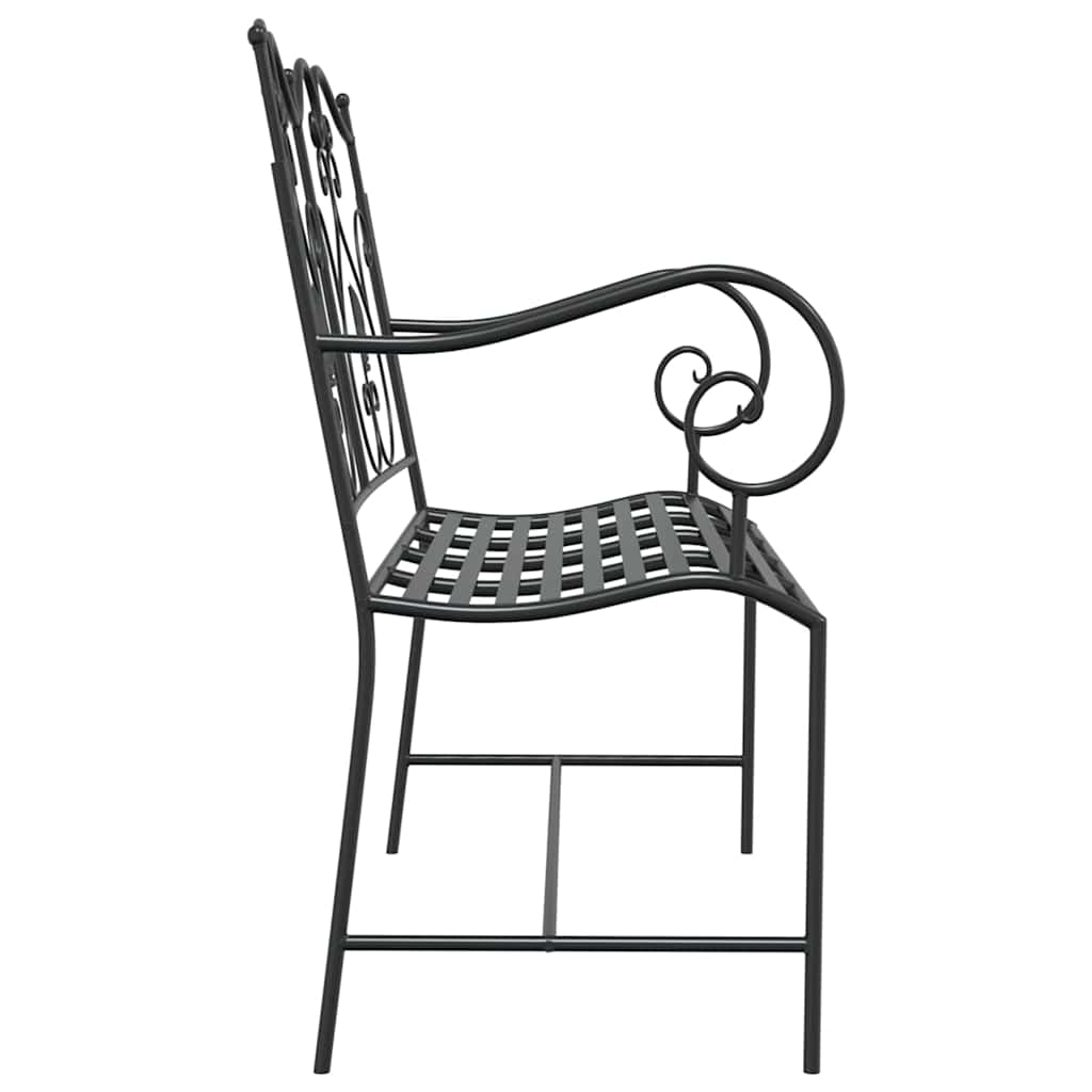 Zahradní Lavice 2 -Seater 104 X 54 X 93 Cm Ocel