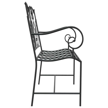 Zahradní Lavice 2 -Seater 104 X 54 X 93 Cm Ocel