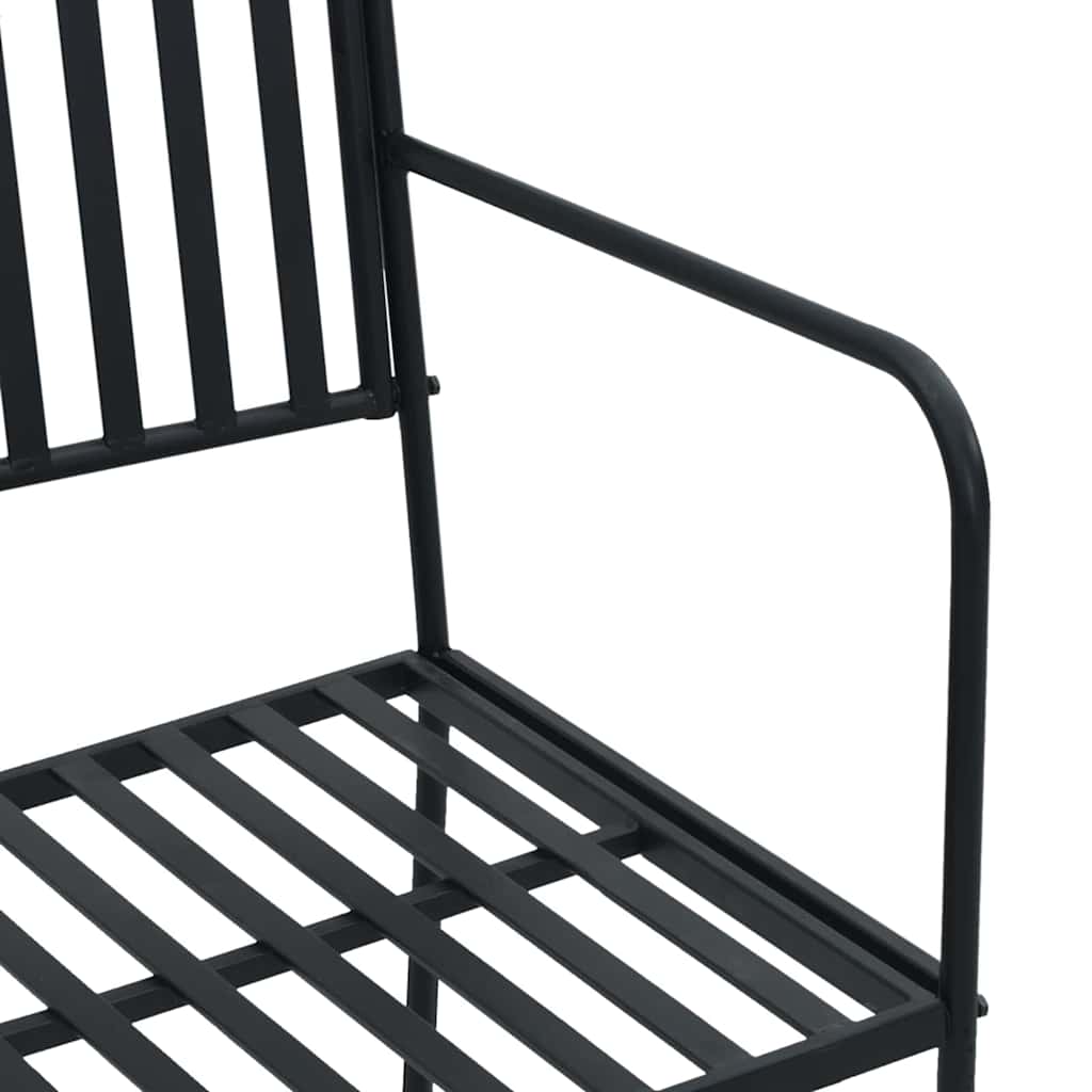 Zahradní Lavice 2 -Seater 103,5 X 51,5 X 90 Cm Ocel