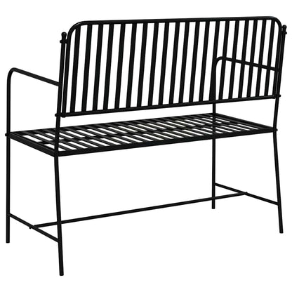 Zahradní Lavice 2 -Seater 103,5 X 51,5 X 90 Cm Ocel