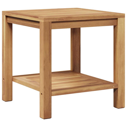Konferenční Stolek Hnědá 45 X 45 X 45 Cm Pevné Teakové Dřevo