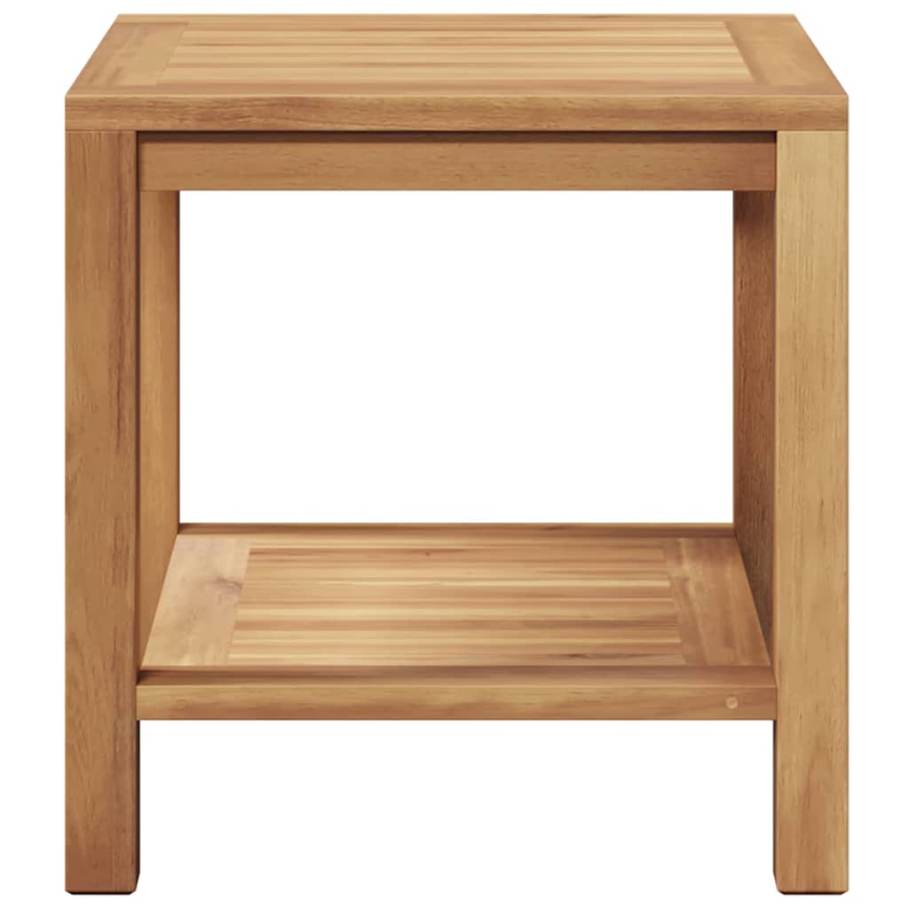 Konferenční Stolek Hnědá 45 X 45 X 45 Cm Pevné Teakové Dřevo