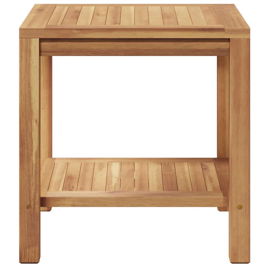 Konferenční Stolek Hnědá 45 X 45 X 45 Cm Pevné Teakové Dřevo