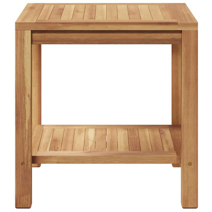 Konferenční Stolek Hnědá 45 X 45 X 45 Cm Pevné Teakové Dřevo